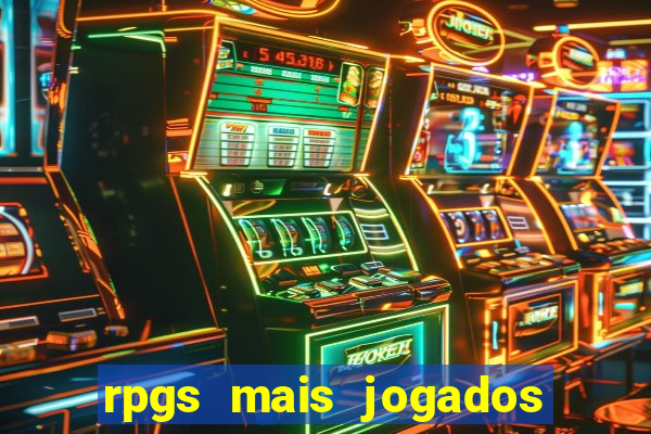 rpgs mais jogados do mundo